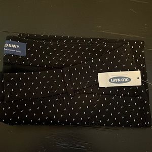 Black and White specked mid-rise pixie pant - NWT